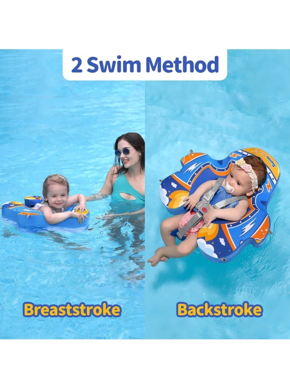 Swimbobo Baby Floats for Pool Infant Swim Float Spaceship Swimming Pool Toys